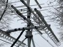 Iced up antennas